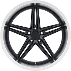 TSW 18x9.5 Variante Gloss Black w/ Machined Lip +39mm