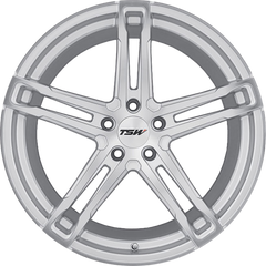 TSW 19x9.5 Mechanica Silver w/ Mirror Cut Face +39mm