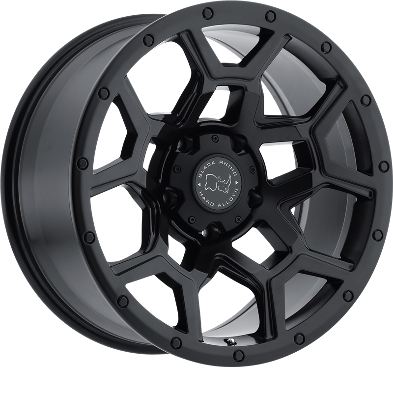 Black Rhino 17x8 Overland Matte Black +52mm
