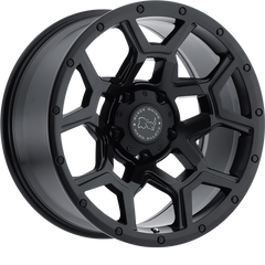 Black Rhino 17x8 Overland Matte Black +52mm