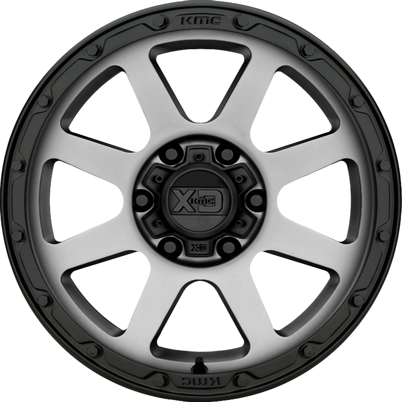 XD 18x8.5 XD134 Addict 2 Matte Black w/ Machined Face +0mm