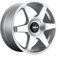 Rotiform 18x8.5 R114 SIX Gloss Silver +35mm