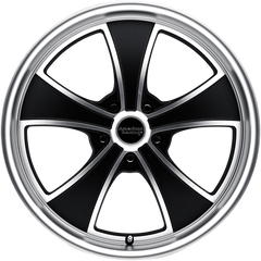 American Racing 18x9 VN807 Mach 5 Satin Black Machined +38mm