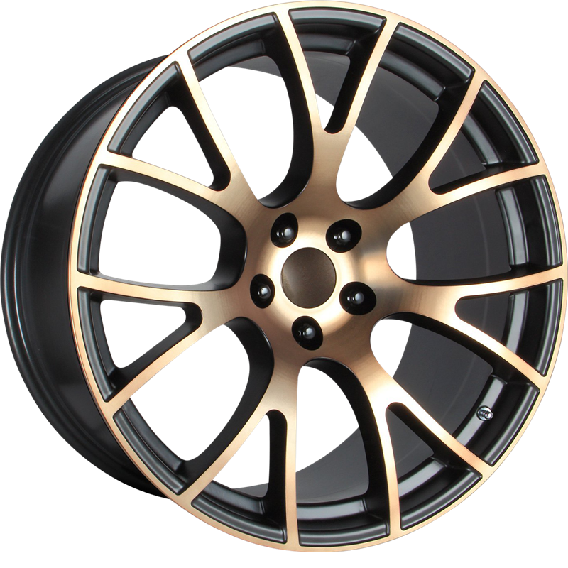 Performance Replicas 20x10 PR161 Black/Bronze +18mm