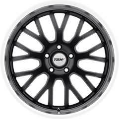 TSW 20x10 Tremblant Gloss Black w/ Mirror Cut Lip +25mm