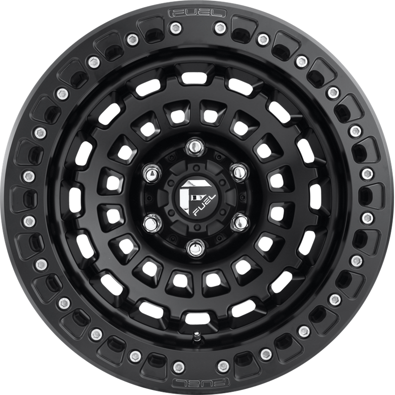 Fuel 17x9 D101 Zephyr BL Matte Black -15mm