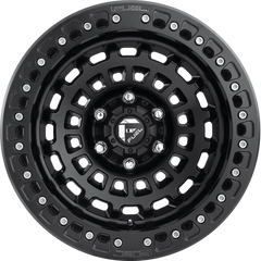 Fuel 17x9 D101 Zephyr BL Matte Black -15mm