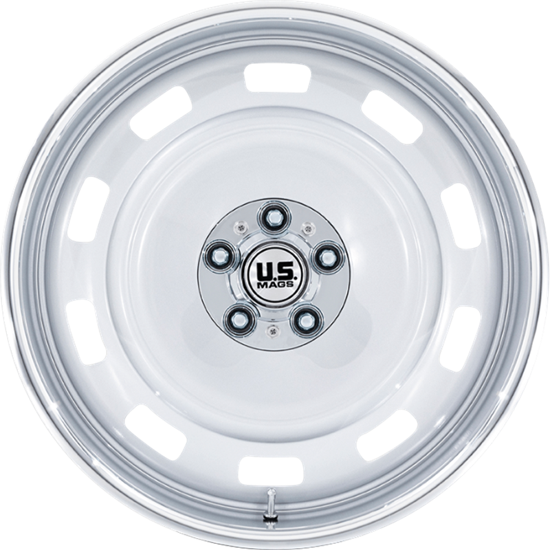 US Mags 20x10 UC143 Scottsdale Silver w/ Diamond Cut Lip +6mm