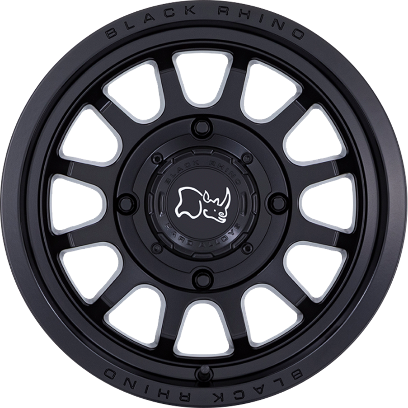 Black Rhino Powersports 15x7 Rapid UTV Matte Black +10mm