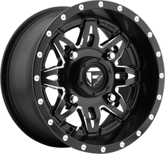 Fuel UTV 15x7 D567 Lethal Gloss Black Milled +13mm