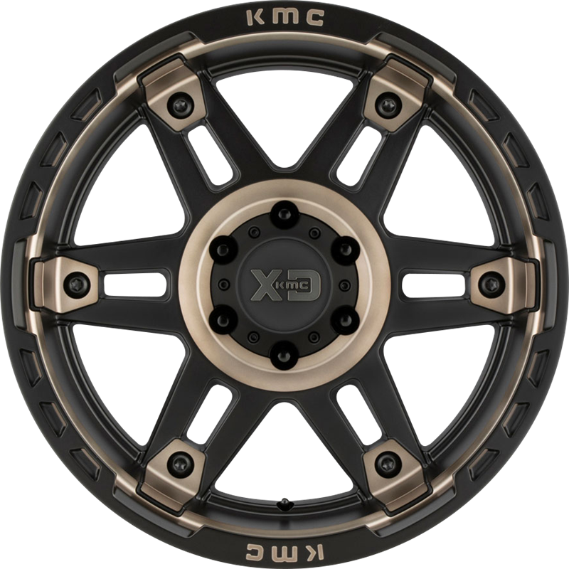 XD 20x10 XD840 Spy II Satin Black w/ Dark Tint -18mm