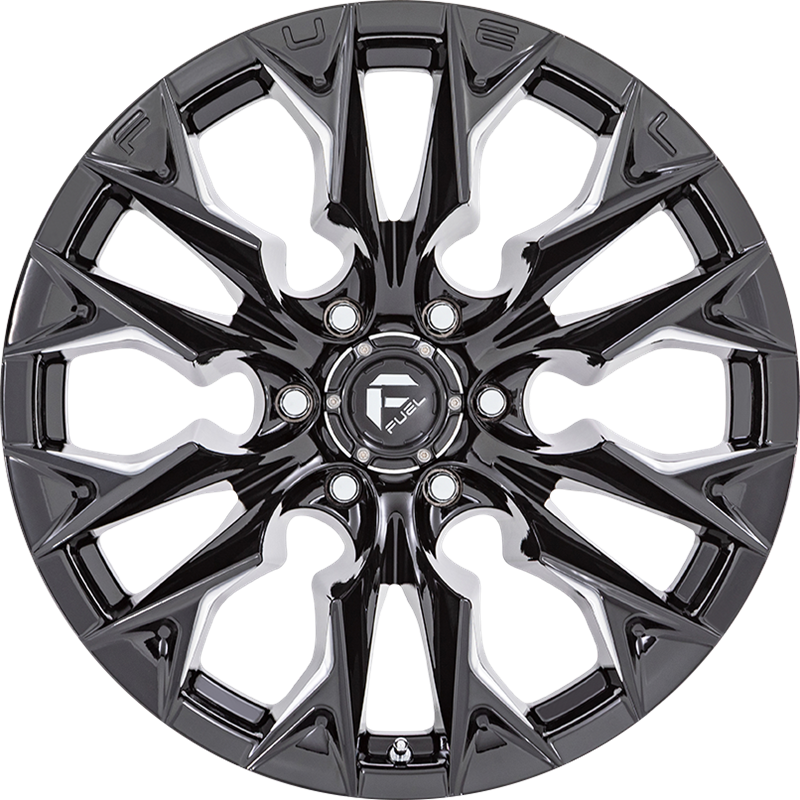 Fuel 20x12 D803 Flame Gloss Black Milled -44mm