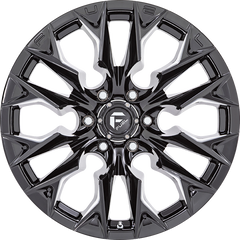 Fuel 20x12 D803 Flame Gloss Black Milled -44mm