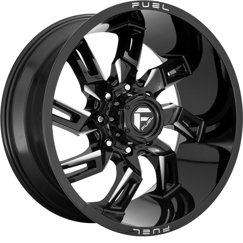 Fuel 20x10 D747 Lockdown Gloss Black Milled -18mm