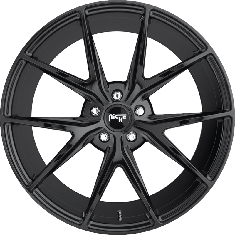 Niche 20x9 M119 Misano Gloss Black +35mm