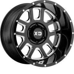 XD 20x9 XD828 Delta Gloss Black Milled -12mm