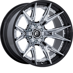 Fuel 20x9 FC402 Catalyst Chrome w/ Gloss Black Lip +1mm