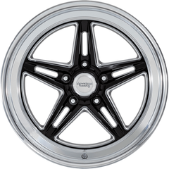 American Racing 20x10 VN514 Groove Gloss Black Milled w/ Diamond Cut Lip -20mm