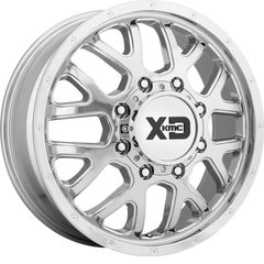 XD 17x6.5 XD843 Grenade Dually Chrome -155mm