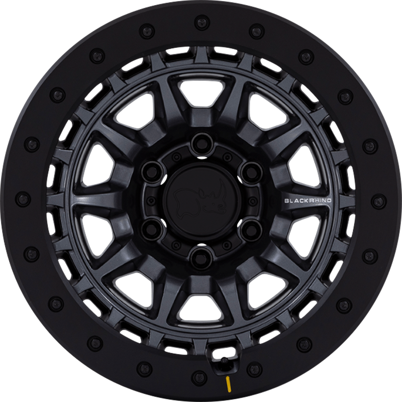 Black Rhino 17x8.5 BR016 Tusk Matte Gunmetal +0mm