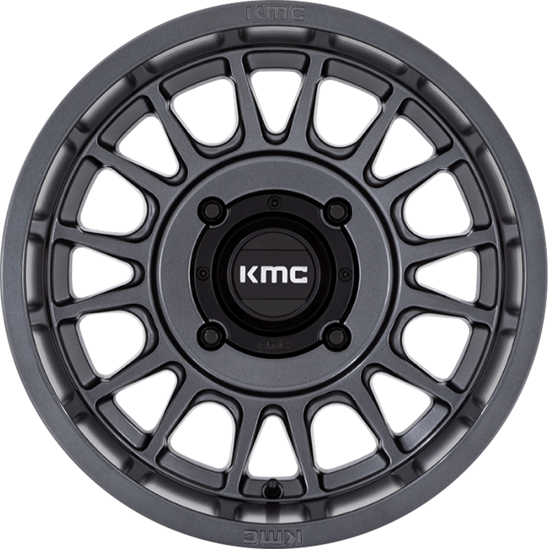 KMC Powersports 15x10 KS138 Impact UTV Anthracite +0mm