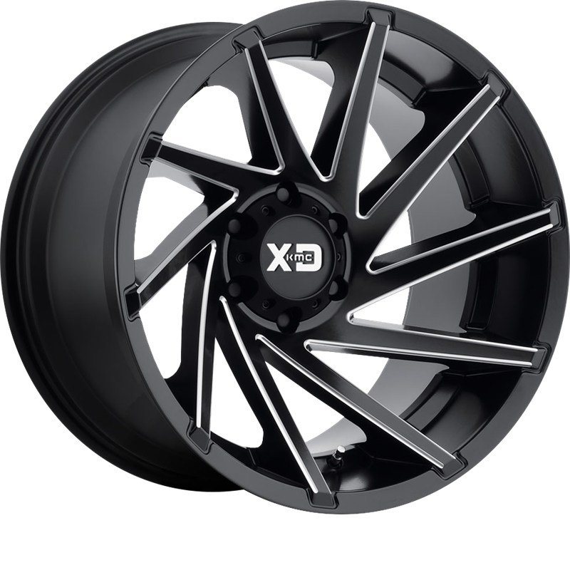 XD 20x10 XD834 Cyclone Satin Black Milled -18mm