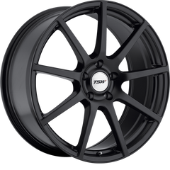 TSW 17x8 Interlagos Matte Black +45mm