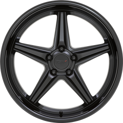 TSW 20x10 Launch Matte Black w/ Gloss Black Lip +25mm