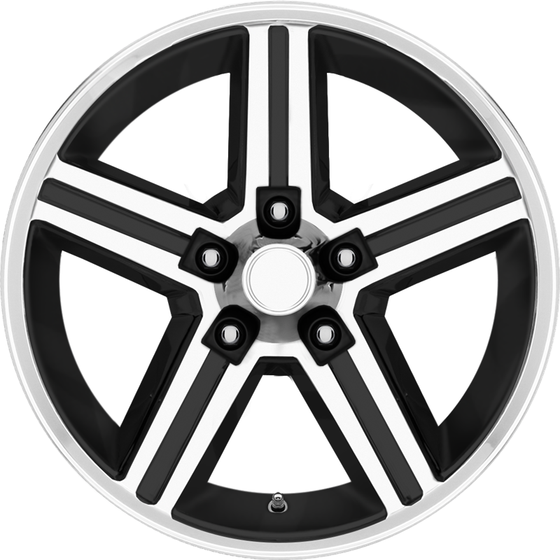 Performance Replicas 18x8 PR148 Gloss Black Machined +0mm