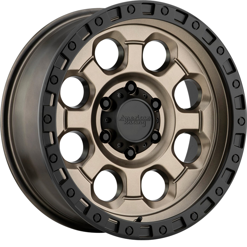 American Racing 18x9 AR201 Matte Bronze w/ Black Lip +40mm