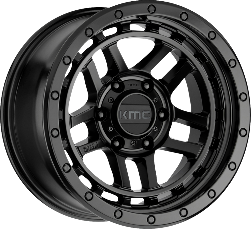 KMC 17x9 KM540 Recon Satin Black -12mm