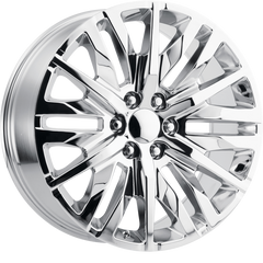 Performance Replicas 20x9 PR198 Chrome +24mm