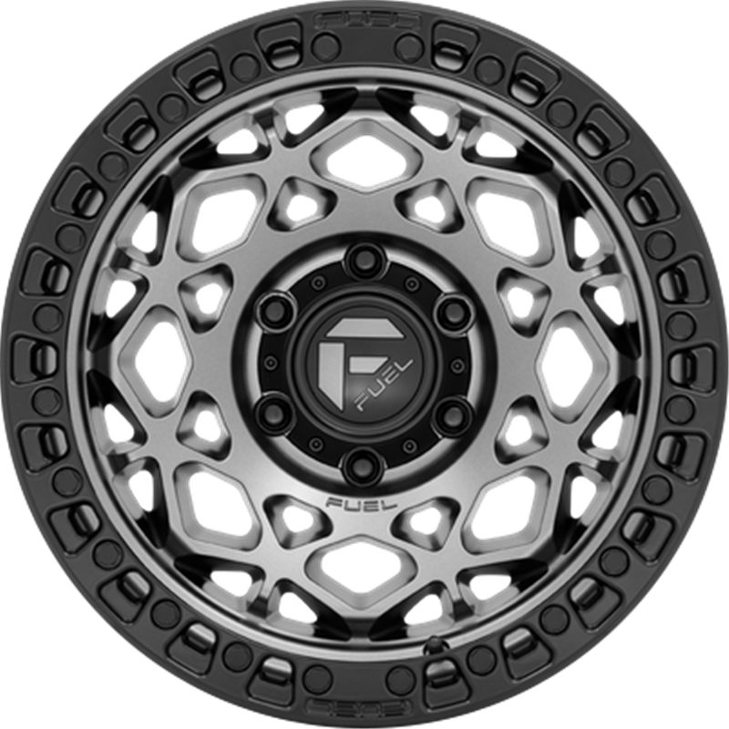 Fuel 17x9 D784 Unit Gunmetal w/ Matte Black Ring -12mm