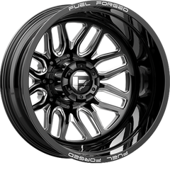 Fuel 20x8.25 DB66 FFC66 Matte Black Milled -202mm