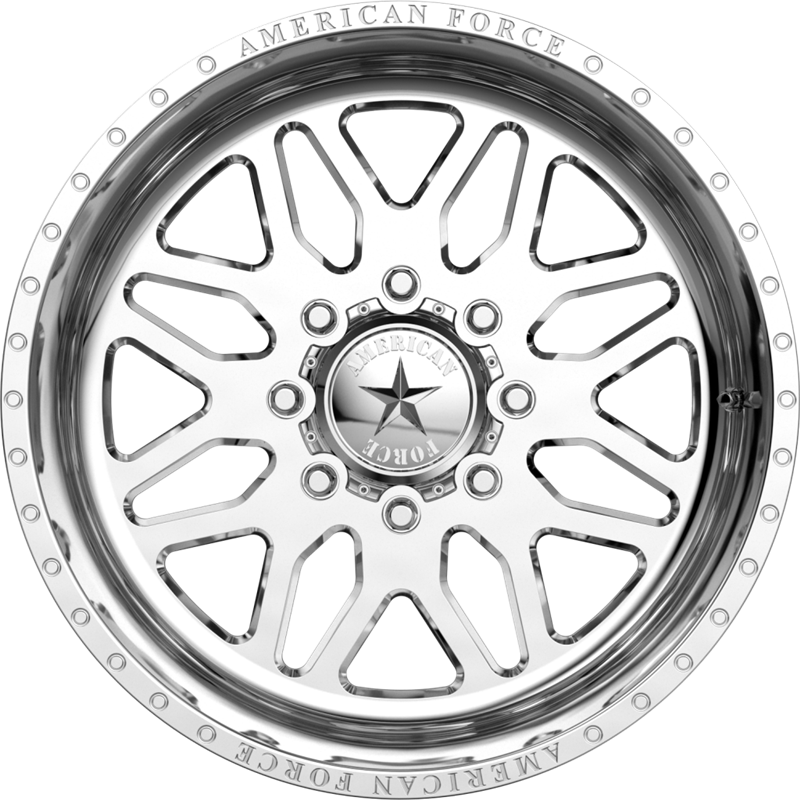 American Force 20x10 AFWB02 Trax SS Polished -25mm