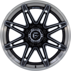 Fuel 20x10 FC401 Brawl Gloss Black w/ Brushed Face and Gray Tint -18mm