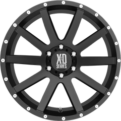 XD 20x10 XD818 Heist Satin Black Milled -24mm