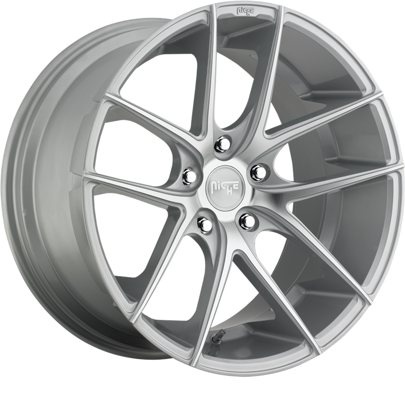 Niche 19x8.5 M131 Targa Gloss Silver Machined +35mm