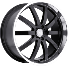 Mandrus 20x10 Wilhelm Gloss Black w/ Mirror Cut Lip +25mm