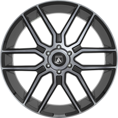 Asanti 20x9 ABL-28 Baron Gloss Black w/ Gray Tint +30mm