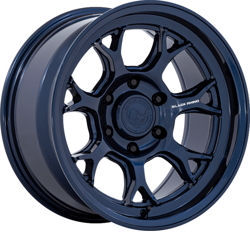 Black Rhino 17x8.5 BR017 Etosha Gloss Midnight Blue +20mm