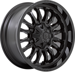 Fuel 20x10 D796 Arc Matte Black w/ Gloss Black Lip -18mm