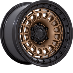 Black Rhino 17x9 BR014 Sahara Matte Bronze w/ Gloss Black Lip +0mm