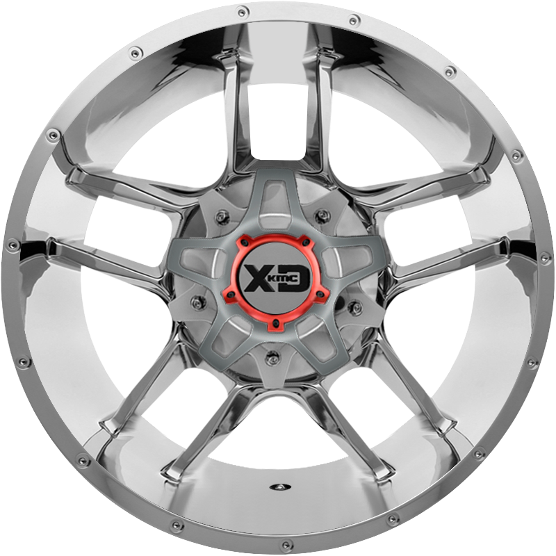 XD 20x9 XD839 Clamp Chrome +18mm