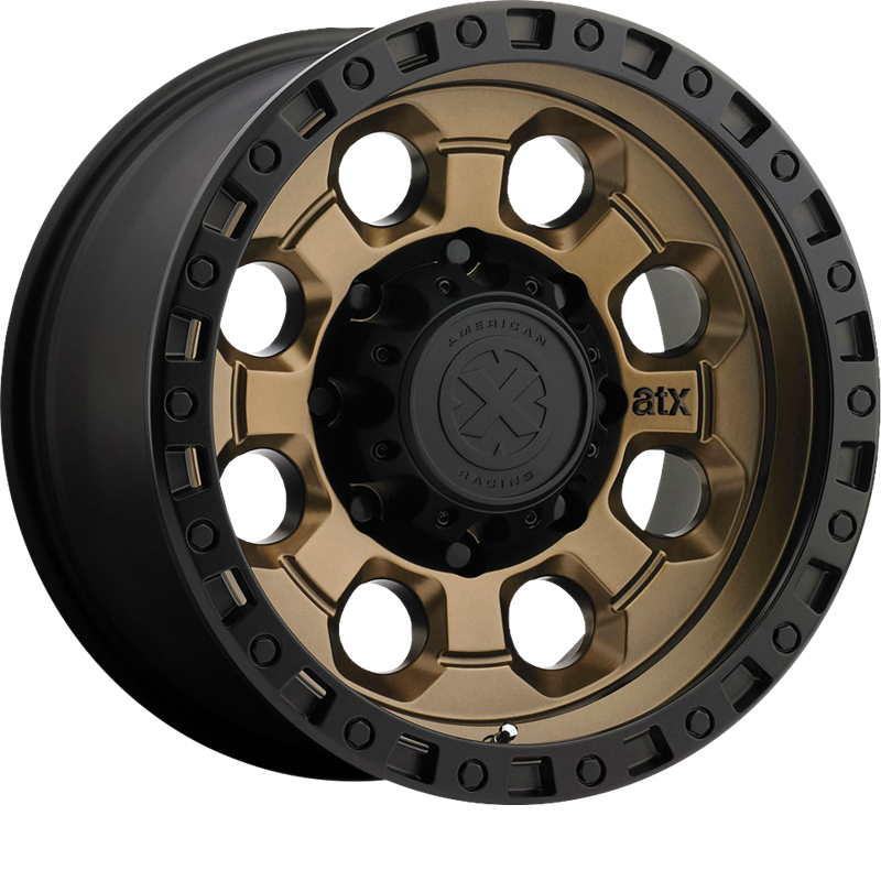 ATX Series 18x9 AX201 Matte Bronze w/ Black Lip +0mm