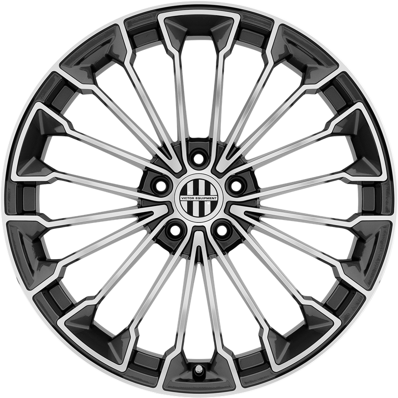 Victor Equipment 19x10.5 Wurttemburg Gunmetal w/ Mirror Cut Face +55mm