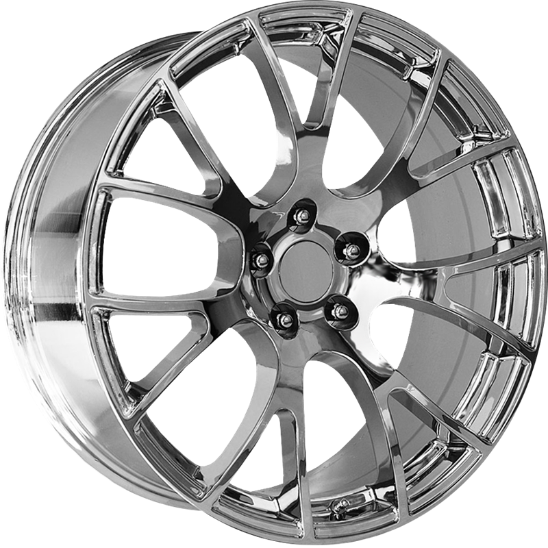 Performance Replicas 20x10 PR161 Chrome +18mm