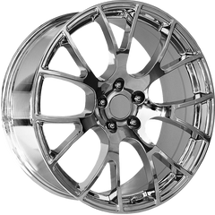 Performance Replicas 20x10 PR161 Chrome +18mm