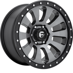 Fuel 20x9 D648 Tactic Matte Gunmetal w/ Black Bead Ring +20mm