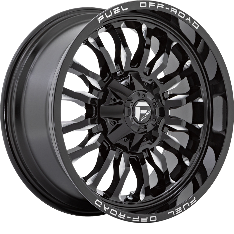 Fuel 20x10 D795 Arc Gloss Black Milled -18mm